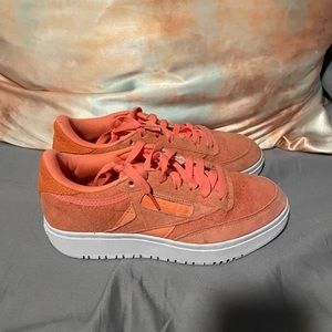 Women’s Reebok Club C Double Leather Platform Sneaker